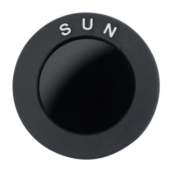 1,25 colio juodas saulės filtras Astronominio teleskopo priedai Optinio stiklo objektyvo optinio filtro objektyvo filtras