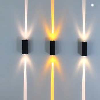 10W 20W siauros šviesos diodų sieniniai šviestuvai Vandeniui atsparus LED sieninis ploviklis Prožektorius Vandeniui atsparus sieninis šviestuvas Prožektorius Prieangio linija Sieninis šviestuvas
