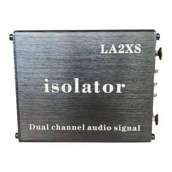 1Pcs garso izoliatorius pašalina esamą triukšmą Dviejų kanalų 6.5 XLR maišytuvo garso izoliatorius LA2XS