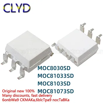 1PCS/LOT Naujas ir originalus MOC8030 81033 8103 81073SD pleistras SOP-6 baltas optokomplekterio izoliatorius