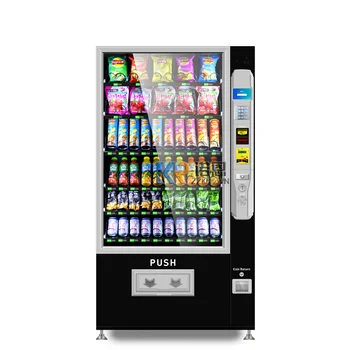 2023 Karšto išpardavimo užkandžių ir gėrimų kombinuotas pardavimo automatas su CE patvirtinta 24 valandų savitarna
