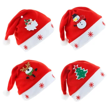 2024 Nauja kalėdinė skrybėlė Lankstus kraštas visiems festivalio renginys Skrybėlių kalėdinės galvos dėvėjimo reikmenys šeimos prekybos centro mokyklos vakarėliui