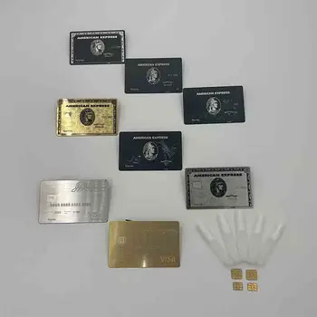 4428 lazeriu supjaustytas pažangus pasirinktinis aukštos kokybės magnetinės juostelės narys juodo metalo kreditinė kortelė