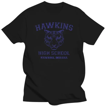 539 Hawkins vidurinės mokyklos vyrų topai marškinėliai juokingi kostiumai nepažįstamas televizijos šou dalykai juokingi marškinėliai pasirinktinis ekranas atspausdintas