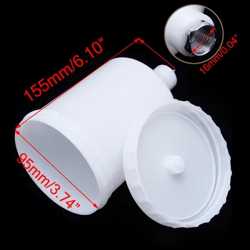 600ml Feed Fast Mover Paint Cup puodo plastikinis padavimo puodelis su 16mm / 0.63inch moteriško sriegio jungtimi