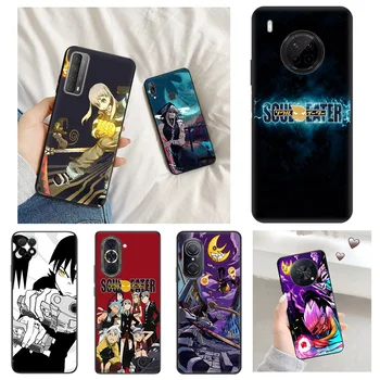 Anti-Drop minkštas telefono dėklas, skirtas Huawei Nova Y61 10 SE Y60 Y70 Y90 Y91 9 8 11 Y6 Y7 Y9 2019 Y6P Y8S Y9A P60 Anime Soul Eater Cover