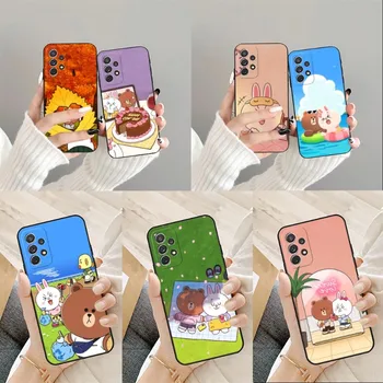 B-brownS Bear Phone Case Funda for Samsung S30 S23 S20 S22 S21 S9 S10 S8 S7 S6 Pro Plus Edge Ultra Fe Silicone Soft Coque