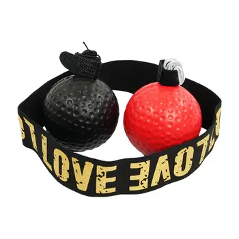 Boxing Reflex Ball Headband Set Mma Boxing Gear Home Gym Reguliuojama galvos juosta