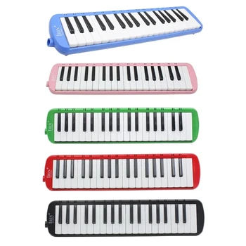 C8FS 37 Key Pianica Blow Piano Keyboard Armonika Nešiojamas muzikos instrumentas Oro fortepijono klaviatūra pradedantiesiems vaikams