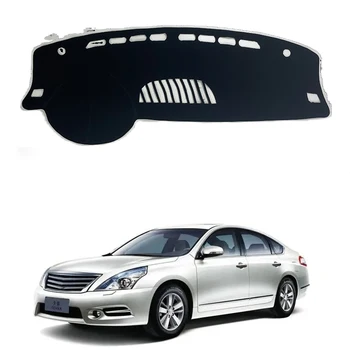 Dash Board Mat Sun Protector Pad for Nissan Altima 2007-2012 2008 Juodas vidinis automobilio prietaisų skydelis Kairės rankos pavara Kilimų priedai