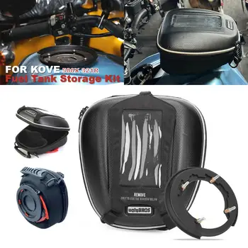 Degalų bako laikymo rinkinys KOVE 500X COBRA 321R 2019-21-2023 Motociklo degalų bako šoninis krepšys Navigacinis krepšys vandeniui atsparus laikymo krepšys