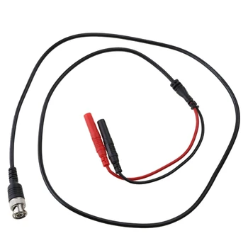 DONG 150V BNC Male to 4mm Safety Male Male Banana Plug Test Osciloskopo zondų kabelis