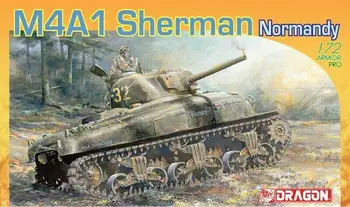 DRAGON 7273 1/72 M4A1 Sherman, Normandija 1944 m.