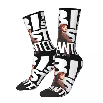 Funny Crazy compression Sock for Men FTB labiausiai nepageidaujamas MS Classic Hip Hop Harajuku The X Files TV Happy Quality Boys Crew Sock