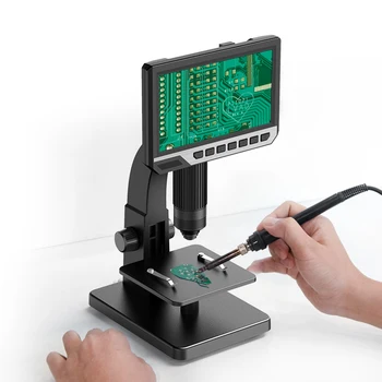 Gamintojas ALEEZI 315 12MP 2000X Didinimo įrenginys su mikroskopais skaitmeninis mikroskopas mobiliam remontui Šviesos diodas