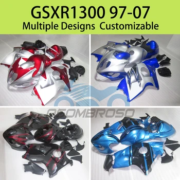 GSXR 1300 97 98 99-07 SUZUKI GSXR1300 1997-2000 2001-2007 m. įpurškimo pritaikomas motociklų aptakų rinkinys