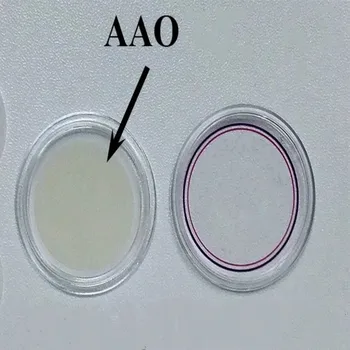 Individualūs tarpai tarp porų DP450 nm dvigubo dažnio AAO AAO šablonas AAO filtro membranos neorganinės membranos akytas aliuminio oksido šablonas