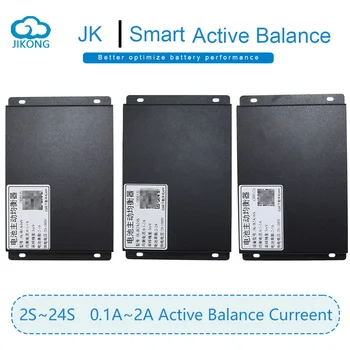 JK Smart Balancer su RS485 CAN BT APP 1A 2A Active Balance 2S ~ 24S Li-ion Lifepo4 LTO baterija JIKONG Smart BMS ekvalaizeris