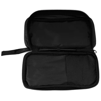 Juodo audinio krepšys multimetrui Patvarus vandeniui ir smūgiams atsparus nailoninis maišelis laikymo dėžutei Įrankių krepšys maži priedai