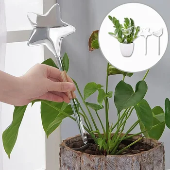 Kambariniai augalai Automatinis savaiminis laistymas Paukščių laistymo skardinės Gėlės Augalų dekoratyvinis skaidrus laistymo įrenginys Sodo drėkinimo priedas
