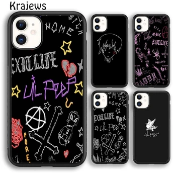 Krajews Lil Peep hellboy Life is Beautiful Cry Baby Phone Case For iPhone 15 SE2020 14 7 8 plus XR XS 11 12 13 pro max Fundas