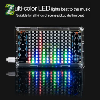 LED muzikos spektro ekranas Spalvingas ekrano garsiakalbis 
