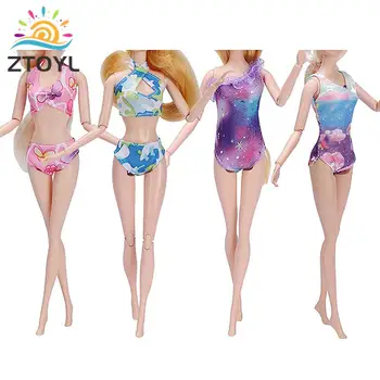 lėlių drabužiai 30CM lėlė gali dėvėti maudymosi kostiumėlį bikinio kostiumas madingas žaislinis kostiumas lėlių drabužiai