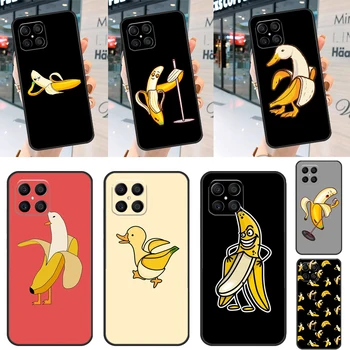 Memes Cartoon Funny Banana for Huawei Honor Magic 5 Pro X8 X9a 50 70 P Smart 2019 Nova 9 5T P60 P20 P40 P30 Lite Case