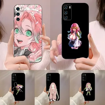 Mitsuri Kanroji anime telefono dėklas, skirtas Huawei Psmart Z P30 P50 P40 P10 P20 P9 Pro Plus P8 2022 Nova 8I 8 8SE smūgiams atsparus dangtelis