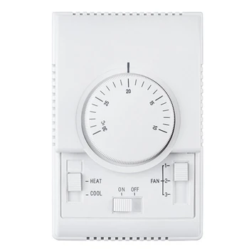 MT01 220VAC Kambario mechaninis termostatas Oro kondicionierius Ventiliatoriaus ritės termostatas Temperatūros reguliatorius Šiltas