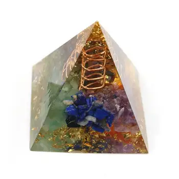 Namų dekoravimas Orgonito energijos piramidė Auros būrimo reikmenys Jogos meditacijos papuošalai Dervos amatų apsauga Laimingas akmuo