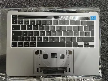 Nešiojamojo kompiuterio pilkas viršutinis dėklas, skirtas Macbook Pro A2251 Viršutinis dėklas su ispaniška klaviatūra su foniniu apšvietimu su jutiklinės juostos pilka
