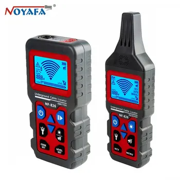 Noyafa NF-826 Vielos sekiklis Nešiojamasis telefono kabelių testeris Ieškiklis Požeminių vamzdžių vamzdynų kelio detektorius Profesionalus ieškiklis
