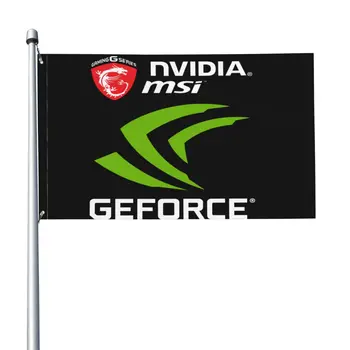 Nvidia Gforce Msi žaidimų vėliavos reklamjuostė Meno dekoras Lauko reklama Grommets Custom