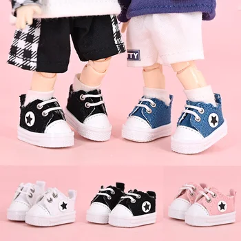 OB11 batai Žvaigždžių lentos batai Laisvalaikio drobiniai batai GSC, P9, UFdoll, YMY kūnas, Molly, 1/12BJD lėlių aksesuarai Berniukų mergaičių žaislas