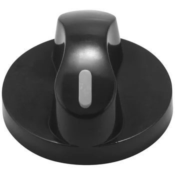 Plastikinė virtuvės dujinės viryklės viryklės valdymo rankenėlė juoda