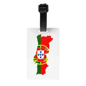 Portugalija Žemėlapis Vėliava Bagažo žyma Lagaminams Mielas bagažas Žymos Privatumas Viršelio vardas Asmens tapatybės kortelė