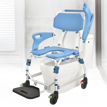 ratukų kėdės perkėlimas hidraulinis suaugusiųjų neįgaliųjų vežimėlių persėdimas komodos tualeto kėdė atvira nugara