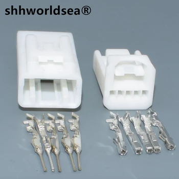 shhworldsea 5 kaištis 0,7 mm moteriška arba vyriška automatinė instaliacija Neužsandarinta pakaitinė jungtis automobilio kištukas 6098-3810 90980-12365 90980-12366