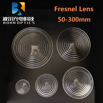 Skersmuo112mm EFL55mm apvalaus stiklo prožektorius Fresnelio objektyvas scenos lempos didinamiesiems lęšiams su sriegiais