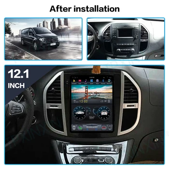 skirta Mercedes-Benz Vito 2016 2017 2018 2019 Android 11 Carplay radijo grotuvas Automobilio GPS navigacija Multimedijos pagrindinis blokas Automobilio stereofoninė sistema