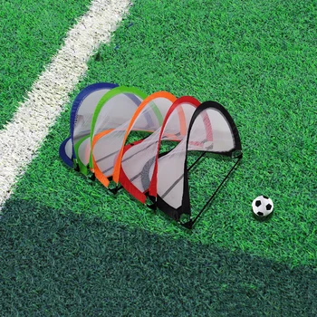 Sulankstomas vaikų futbolo treniruočių tikslas Grynasis nešiojamas futbolo kamuolys Tikslas Tinklas Vidinis Lauke Vaikų sportas Žaislai Futbolo pratybų vartai