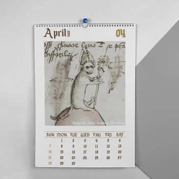 Svetainės katės rašto kalendorius Praktinis madingas planavimo kalendorius namams