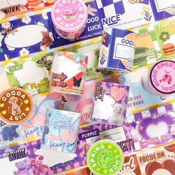 Sweet Cool American Style Washi Tape Landscaping Frame DIY Scrapbooking Diary Album Photocard Journal Masking Tape Stationery