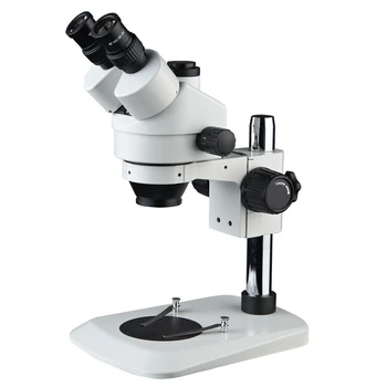 SZM7045-B6 Trinokulinis ZOOM 7X-45X stereo mikroskopas PCB taisymo pramoniniams mikroskopams
