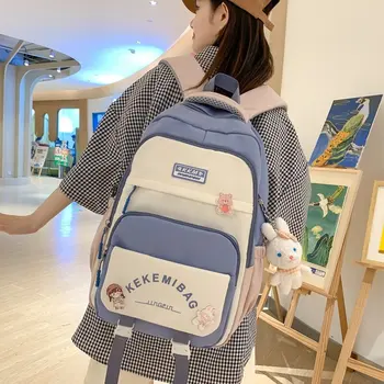 Vidurinės mokyklos krepšiai mergaitėms Paaugliai Studentų kuprinės Moterų miestelis Japonų laisvalaikio krepšys Nailonas