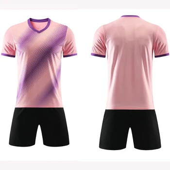 Vyrų aukštos kokybės profesionalūs futbolo marškinėliai Vaikų sportinio kostiumo komplektas Pritaikytos futbolo komandos treniruočių rungtynių uniformos