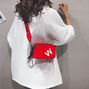 Women Crossbody Fashion Shoulder Bag Wide Strap PU Leather Female Messenger Bag For Ladies Luxury Designer 2023 Trend rankinės
