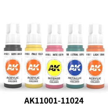 AK Interaktyvūs dažai 3-iosios kartos akrilo modeliavimo spalvų dažai 17ml, AK11001-11024 (daugiau spalvų parduotuvėje)
