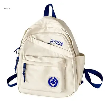 X7YA Universali mokyklinė kuprinė Kelioninė dieninė kuprinė Mokyklinis krepšys kasdienei veiklai